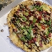 Pizza Estate (impasto s.t.g. - Focaccia condita con insalatina mista, polipo verace di Pozzuoli, scaglie di parmigiano con 36 mesi di stagionatura, olio extravergine d'oliva a bassa acidit� e riduzione di aceto balsamico) - -