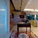 Ristorante I Quattro Passi - Nerano (Na) - All'interno della controsoffittatura i faretti spot (rigorosamente orientabili) con ottica darklight non abbagliante assicurano la luce puntuale per l'illuminazione dei tavoli. Una creazione illuminata e luminosa, dove i cerchi concentrici prodotti dal tuffo dei pesci si uniscono a quelli generati dal tuffo della luce.