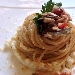 Spaghettoni, tartare di bufala, alici, sua colatura e croccante di fresella - -