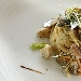 Spaghettone con vongole veraci selvatiche, sarde marinate, lattuga di mare e tarallo - -