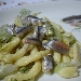 -spaghetti di patate con alici marinate e puntarelle 2 - -