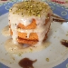 souffl� di zucca  - -con crema al parmigiano e granella di pistacchi