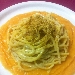 Cacio e Pepe su Crema di Zucca e Pistacchi di Bronte - -