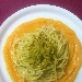 Cacio e Pepe su Crema di Zucca e Pistacchi di Bronte - -