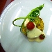 Tortino di fave e fonduta di pecorino - -