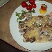 anche in montagna si mangia dell'ottimo pesce fresco - -