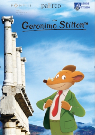 -Geronimo Stilton - immagine in primo piano dell'Articolo: IL SITO UNESCO “POMPEI, ERCOLANO, TORRE ANNUNZIATA” e GERONIMO STILTON
Un progetto educativo per ragazzi con un testimonial d’eccezione
Martedì 5 giugno ore 12,00
Palestra grande – Scavi di Pompei
Presentazione del progetto
Ingresso Piazza Anfiteatro
immagine in primo piano