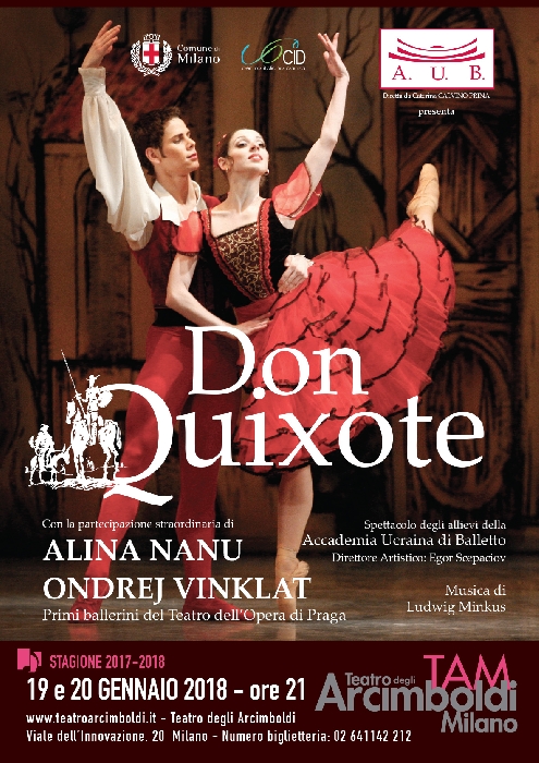 DON QUIXOTE - immagine in primo piano dell'Articolo: Teatro Arcimboldi Milano - Don Quixote_dell'Accademia Ucraina di Balletto - 19 e 20 gennaio immagine in primo piano