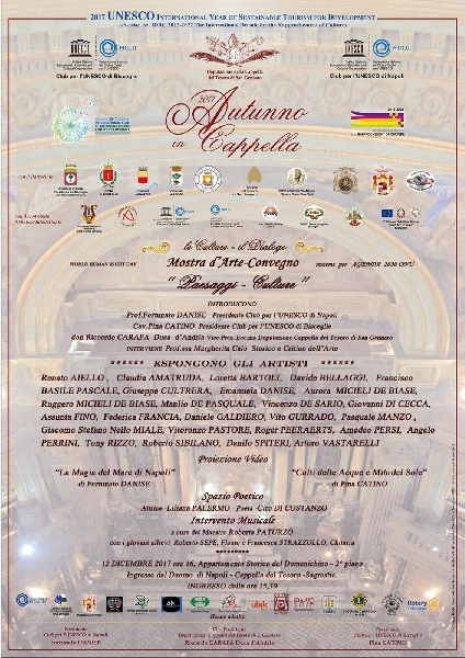 Mostra Unesco Paesaggi e Culture - immagine in primo piano dell'Articolo: “Autunno in Cappella” al Museo del Tesoro di San Gennaro con la mostra promossa e organizzata dal Club per l'UNESCO di Napoli dal titolo immagine in primo piano
