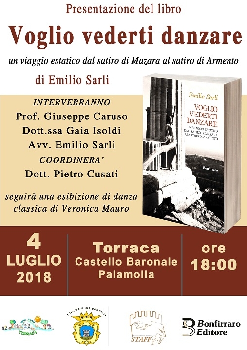 evento a Torraca il 4 luglio - immagine in primo piano dell'Articolo: Ciclo di appuntamenti letterari a Torraca, al Castello Baronale di Palamolla in provincia di Salerno, dal 4 luglio e si inizia con il libro immagine in primo piano
